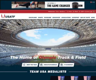 Trackshark.com(USA Track & Field) Screenshot