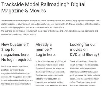 Tracksidemodelrailroading.com(The Best Model Railroad Layout Tours) Screenshot