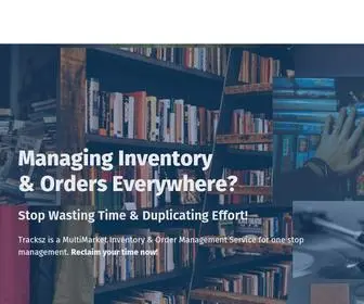 Tracksz.com(MultiMarket Inventory and Order Management Service) Screenshot