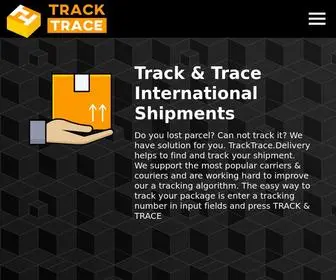 Tracktrace.delivery(Track & trace delivery status of international parcels) Screenshot