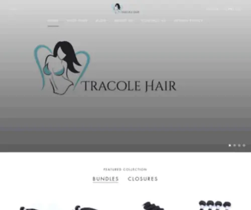 Tracolehair.com(Tracole Hair) Screenshot