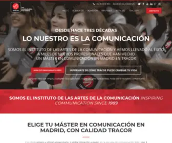 Tracor.es(TRACOR, Instituto de las Artes de la Comunicación) Screenshot