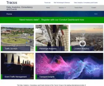 Tracsistraffic.com(Tracsis Traffic and Data Services) Screenshot