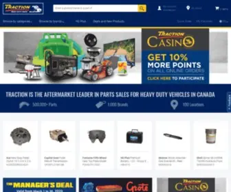 Traction.com(Shop heavy duty truck parts online or in one of our canadawide store) Screenshot