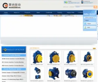 Tractionmachines.com(Shanghai Mengtenali Drive Equipment Co) Screenshot