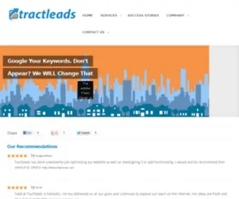 Tractleads.com(Tractleads) Screenshot