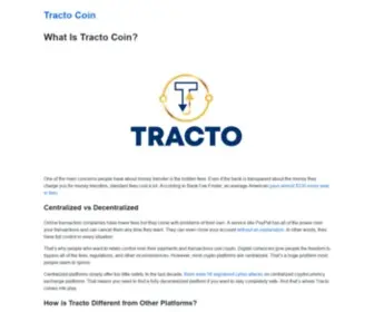 Tracto.org(Tracto Coin) Screenshot