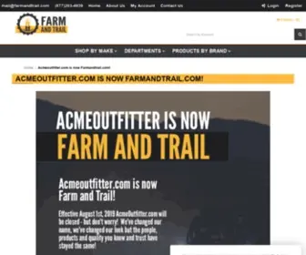 Tractorcabdepot.com(Acmeoutfitter.com is now) Screenshot