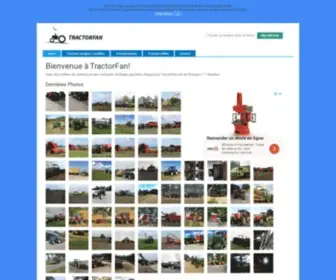 Tractorfan.fr(Le plus divertissant tracteur site du monde) Screenshot