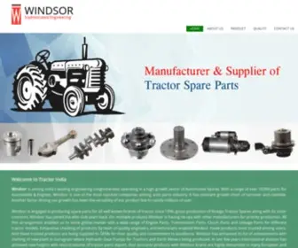 Tractorindia.com(Manufacturer and Supplier of Tractor Parts and Tractor Engine Spare Parts) Screenshot