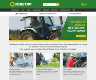 Tractormanuals.co.uk(Technical Publications Service Ltd) Screenshot