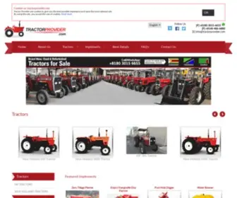 Tractorprovider.com(Massey Ferguson Tractors & Tractor Implements for sale in Africa) Screenshot