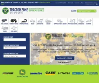 Tractorzone.com(Heavy Equipment Parts) Screenshot