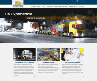 Tractos.cl(Transportes especiales) Screenshot