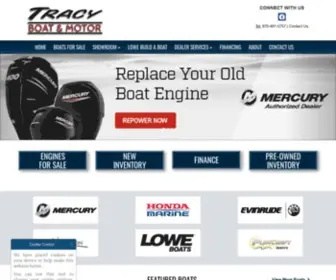 Tracyareaboats.com Screenshot