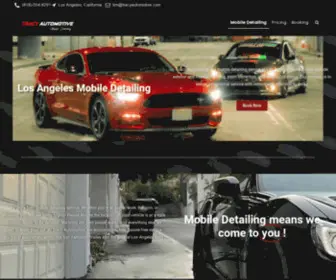 Tracyautomotive.com(Professional Mobile Detailing Services in the Los Angeles Area) Screenshot