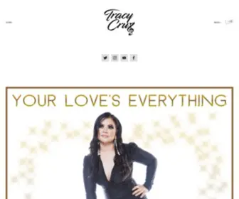 Tracycruzmusic.com(Tracy Cruz) Screenshot