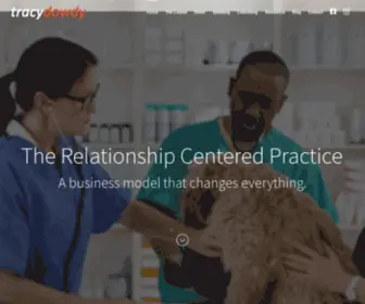 Tracydowdy.com(Veterinary Practice Consulting) Screenshot