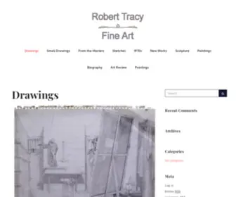 Tracyfineart.com(The Art of Robert Tracy) Screenshot