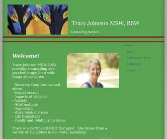 Tracyjohnsoncounselling.com(Home) Screenshot