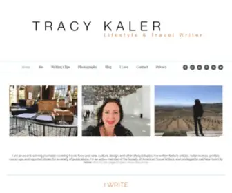 Tracykaler.com(Tracy Kaler) Screenshot