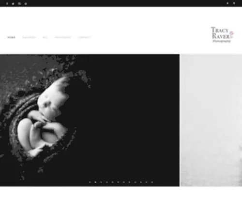 Tracyraver.com(Newborn photographer) Screenshot