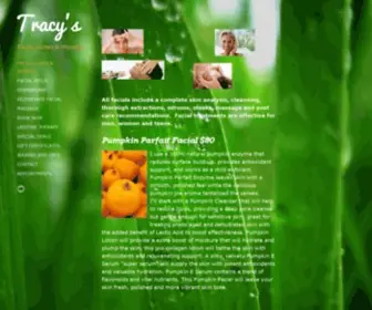 Tracysfacialandstones.com(Facials (Men & Women)) Screenshot