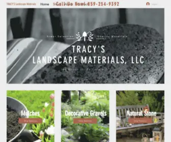 Tracyslandscapematerials.com(Tracy Landscape Lex) Screenshot