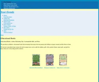 Tracytrends.com(Educational Books and Customizable Gifts) Screenshot