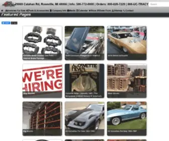 Tracyvette.com(Tracy Performance Corvette Sales) Screenshot