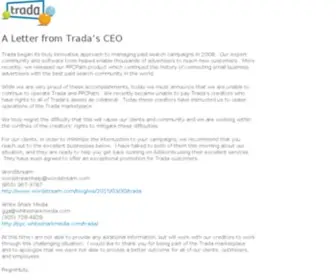 Trada.com(Paid Search Advertising & Marketing Specialists) Screenshot