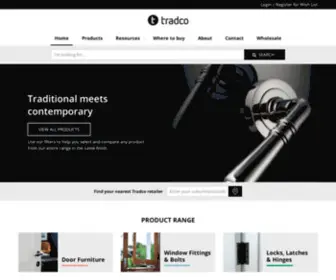 Tradco.com.au(TradCo Quality Architectural Hardware) Screenshot