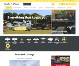 Trade-A-Plane.com(Search For Aircraft & Aircraft Parts) Screenshot