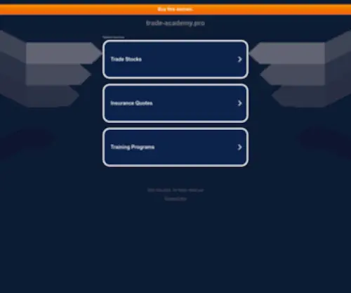 Trade-Academy.pro(Trade Academy) Screenshot