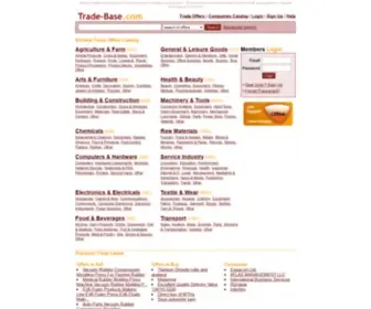 Trade-Base.com(Online trade directory of international trading companies) Screenshot