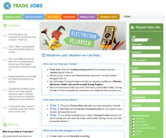 Trade-Jobs.info(Training for Careers in the Trade) Screenshot