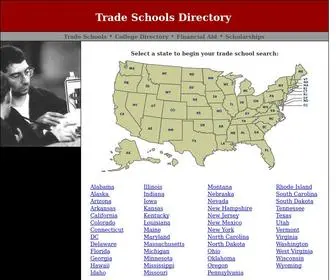 Trade-Schools-Directory.com(Trade Schools Directory) Screenshot