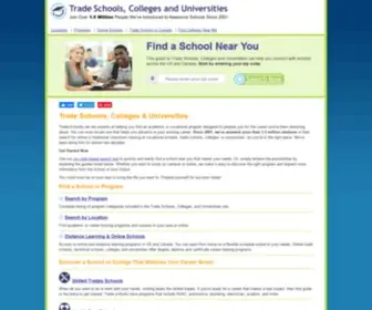Trade-Schools.net(Trade Schools) Screenshot