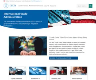 Trade.gov(International Trade Administration) Screenshot