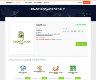 Trade10.com(Trade 10) Screenshot