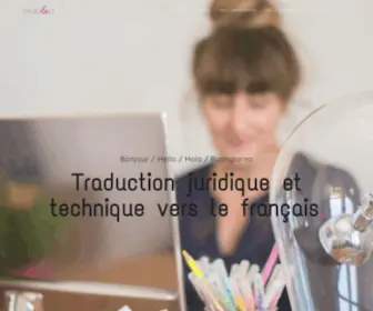 Tradea.fr(Traductions juridiques et techniques vers le français) Screenshot