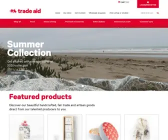 Tradeaid.org.nz(Trade Aid) Screenshot
