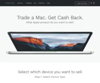 Tradeamac.com(Trade A Mac) Screenshot