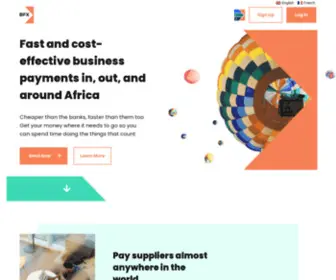 Tradebfx.com(Send Money to Africa Online) Screenshot