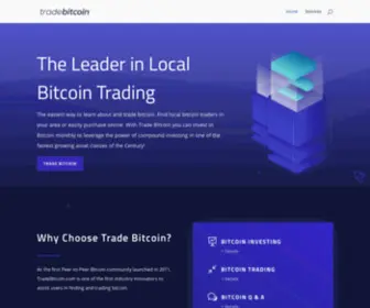 Tradebitcoin.com(Trade Bitcoin) Screenshot