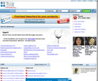 Tradecaste.com(B2B Directory India) Screenshot