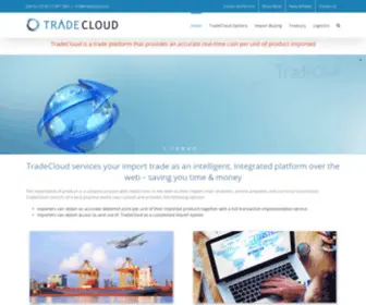 Tradecloud.com(TradeCloud provides innovative) Screenshot