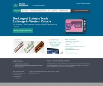 Tradeexchangecanada.ca(Trade Exchange Canada) Screenshot