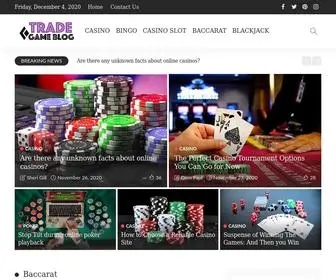 Tradegameblog.com(Trade Game Blog) Screenshot