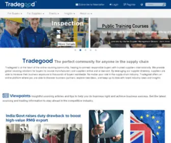 Tradegood.com(Global Sourcing Solutions) Screenshot